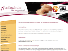 Tablet Screenshot of musikschule-neckargemuend.de